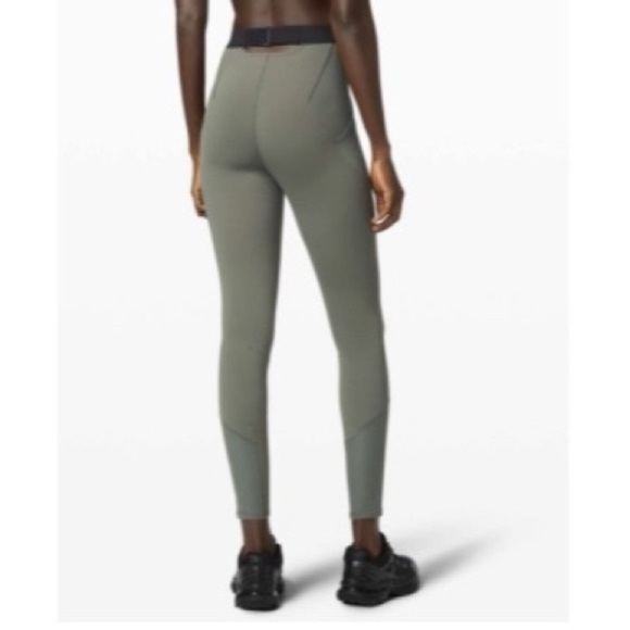 Lululemon Lab Esker Tight Legging Palm Deco sz 10 - Picture 1 of 11